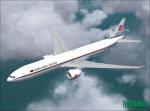 FS2004/FSX Overland Boeing 777-300ER Biman Bangladesh Textures